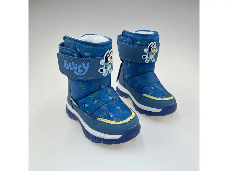 Detské mäkučké pohodlné tmavo-modré teplé TEXové snehule Bluey 251890-A008