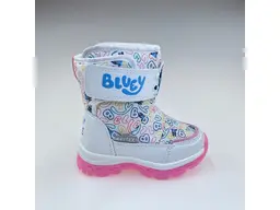 Detské mäkučké pohodlné biele teplé TEXové snehule Bluey 251890-B050