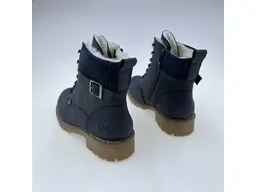 Dámske modré texové členkové topánky Y9102-14