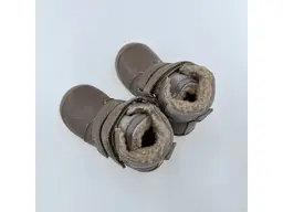 Detské kvalitné kožené teplé ružové texové  členkové topánky Kora dark pink