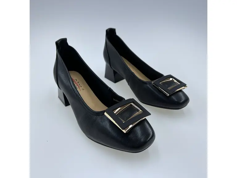 Dámske čierne pohodlné štýlové lodičky M4M440011A-60