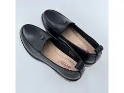 Dámske čierne pohodlné štýlové mokasíny M5M570002C-60