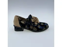 Dámske čierne pohodlné štýlové mokasíny Ibcihalo 11