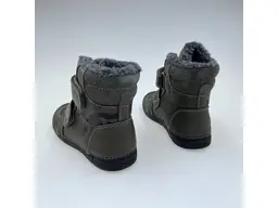 Detské zelené teplé kožené mäkučké celé topánky W068-52998M-50