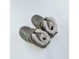 Detské medené teplé kožené mäkučké celé topánky W040-52591BM-CU