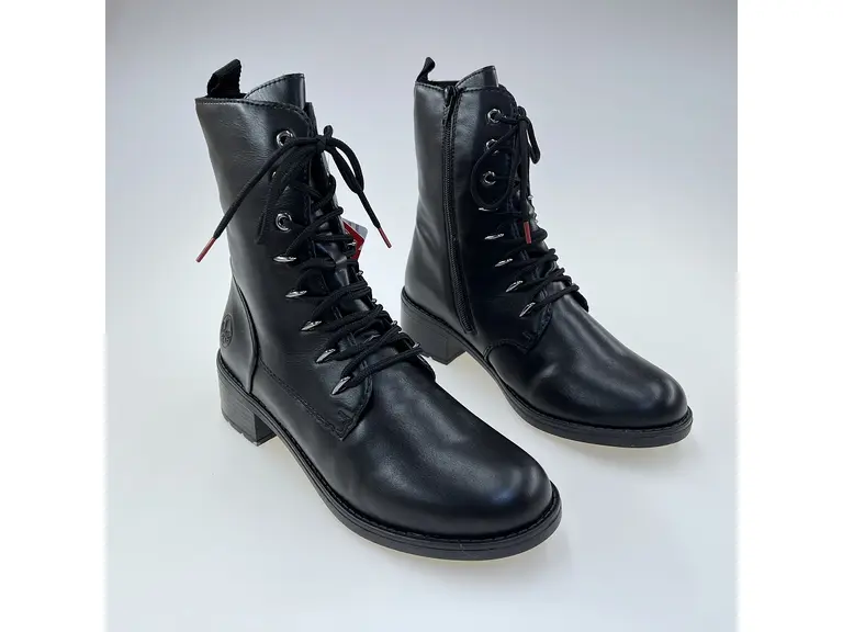 Dámske čierne teplé pohodlné kvalitné celé topánky 75430-00