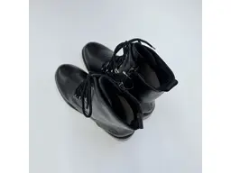 Dámske čierne teplé pohodlné kvalitné celé topánky 75430-00