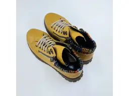 Dámske TEXové žlté celé topánky N1305-68