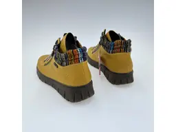 Dámske TEXové žlté celé topánky N1305-68