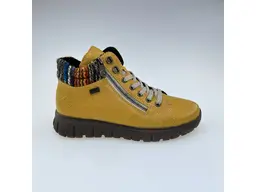 Dámske TEXové žlté celé topánky N1305-68