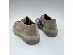 Béžové dámske pohodlné kožené poltopánky Step857141