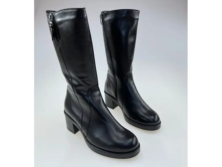 Dámske kvalitné  čierne pohodlné čižmy K3664/lisa-60