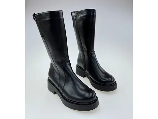 Dámske kvalitné  čierne pohodlné čižmy K3664/proseco-60