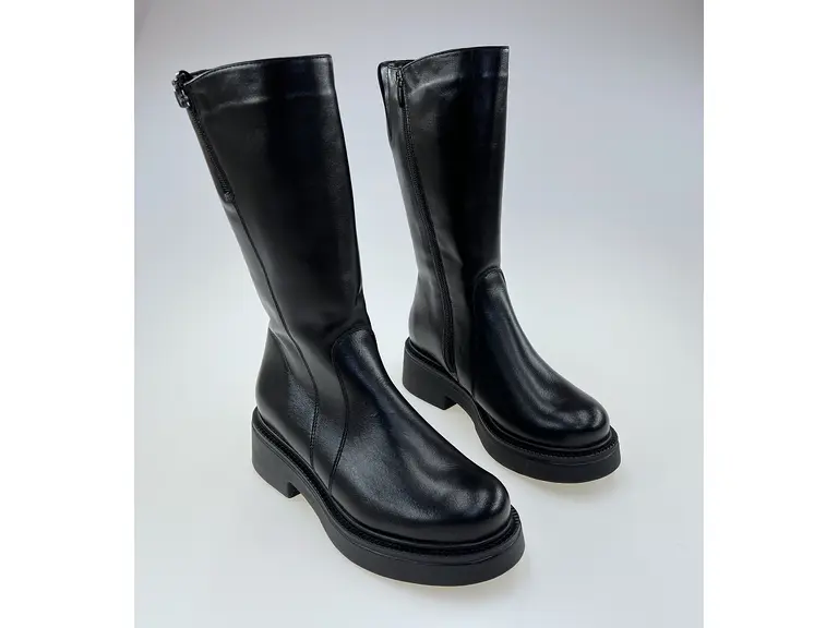 Dámske kvalitné  čierne pohodlné čižmy K3664/proseco-60