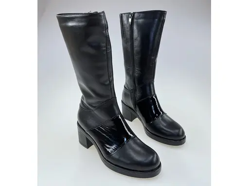 Dámske kvalitné  čierne pohodlné čižmy K3663/lisa-60