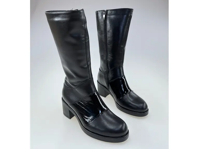 Dámske kvalitné  čierne pohodlné čižmy K3663/lisa-60