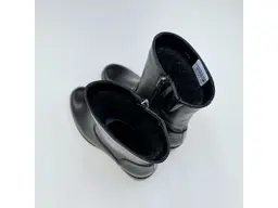 Dámske kvalitné teplé čierne pohodlné 3/4 čižmy K3662/lisa-60