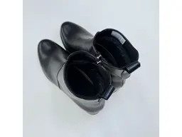 Dámske kvalitné teplé čierne pohodlné členkové topánky K3660-60