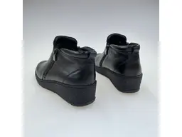 Dámske kvalitné teplé čierne pohodlné členkové topánky K2902-60