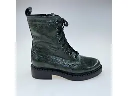 Dámske kvalitné teplé zelené pohodlné členkové topánky K3676/roma-50