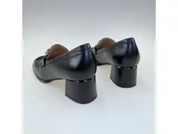 Dámske kvalitné  čierne pohodlné mokasiny K3682/4516-60