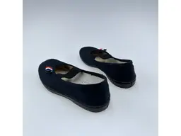 Detské pohodlné vzdušné čierne cvičky klasik EVA