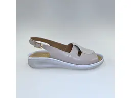 Dámske kožené pohodlné béžové sandálky K3619x/753-15