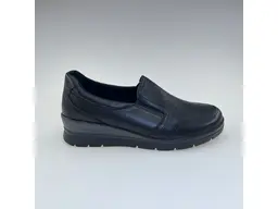 Pohodlné čierne dámske mokasíny  Shi860/9689