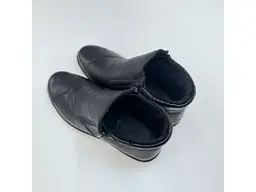 Pohodlné čierne dámske členkové teplé topánky Shi765/7884