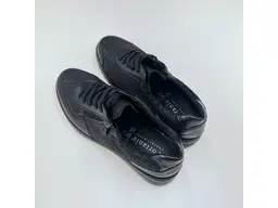 Pohodlné modré dámske poltopánky teplé topánky Shi1710/12648