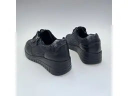 Pohodlné modré dámske poltopánky teplé topánky Shi1710/12648