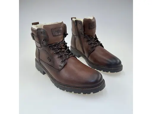 Pohodlné koňakové širšie členkové teplé TEXové topánky 32029-24