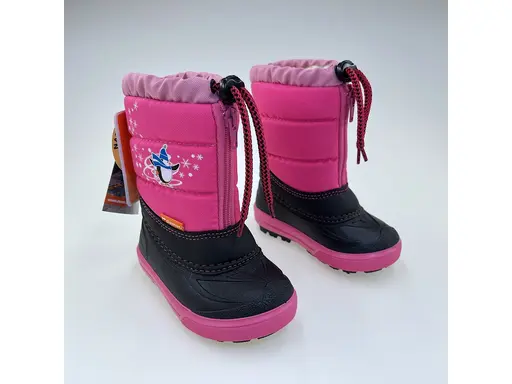 Detské pohodlné ružové teplučké snehule Kenny 2 1532NB