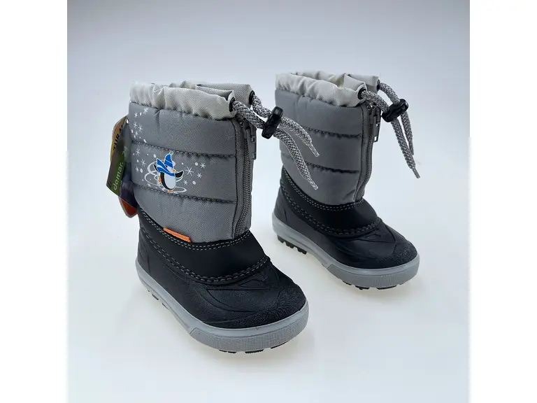 Detské pohodlné sivé teplučké snehule Kenny 2 1532NC