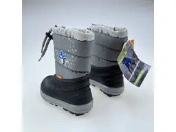 Detské pohodlné sivé teplučké snehule Kenny 2 1532NC