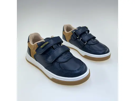 Detské modré pohodlné kvalitné poltopánky Amadeo navy