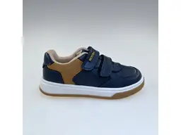 Detské modré pohodlné kvalitné poltopánky Amadeo navy