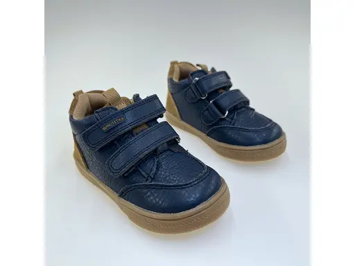 Detské modré pohodlné kvalitné poltopánky Kamy denim