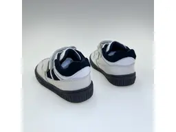 Detské biele pohodlné kvalitné poltopánky Dero white