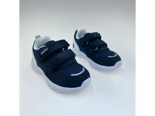 Detské modré pohodlné kvalitné botasky Andy navy