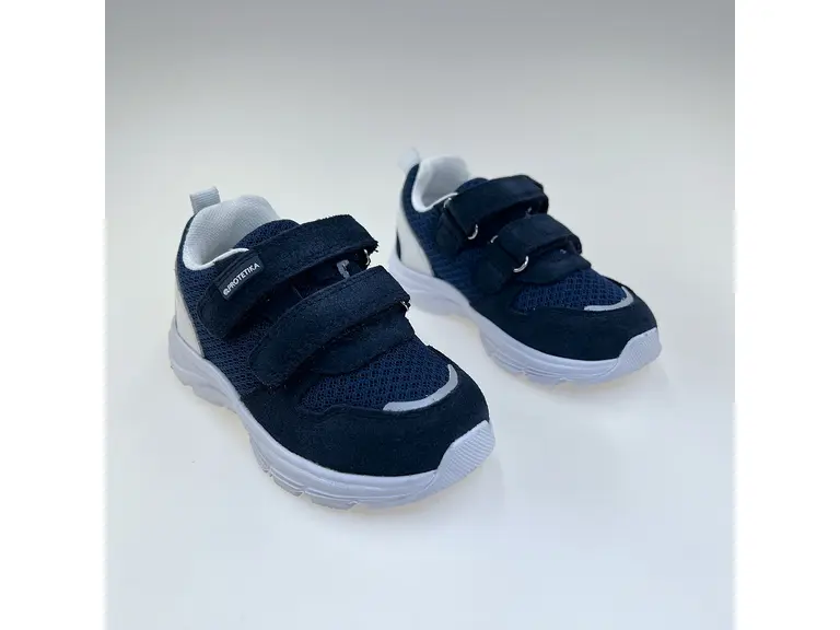 Detské modré pohodlné kvalitné botasky Andy navy