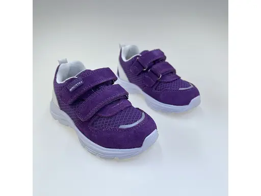 Detské fialové pohodlné kvalitné botasky Andy purple