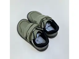 Detské zelené pohodlné kvalitné poltopánky Veston khaki