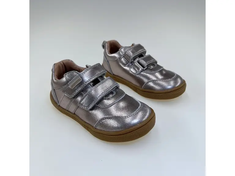 Detské strieborné pohodlné kvalitné poltopánky Aira