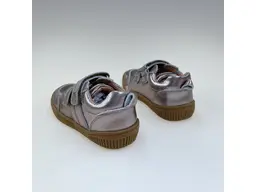 Detské strieborné pohodlné kvalitné poltopánky Aira