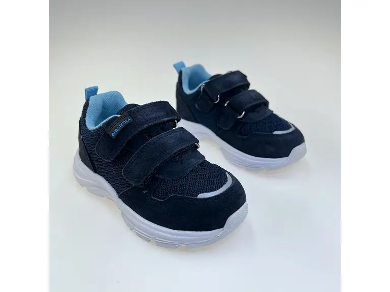 Detské modré pohodlné kvalitné botasky Andy blue