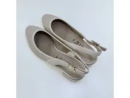 Dámske pohodlné mäkučké béžové širšie sandálky 9-29602-44-404