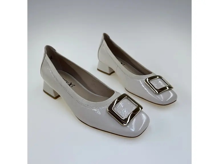 Dámske pohodlné mäkučké béžové  lodičky 9-22300-44-141