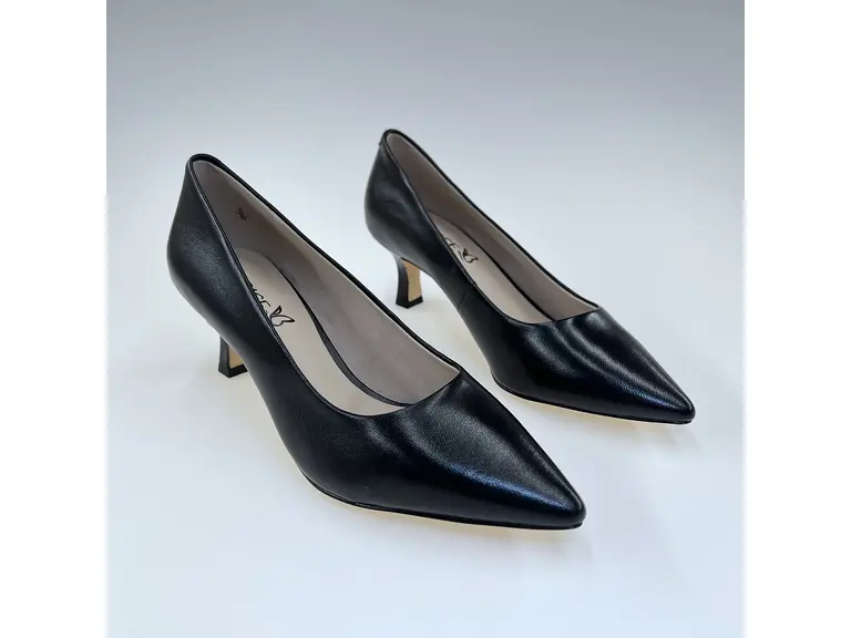 Dámske pohodlné mäkučké čierne  lodičky 9-22401-46-022