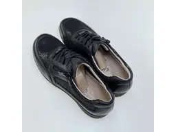 Dámske pohodlné mäkučké čierne širšie poltopánky 9-23723-44-019